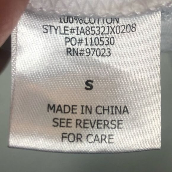 Rebellious One Get Off My Back Long Sleeve Tee White Yellow Small - Picture 7 of 7